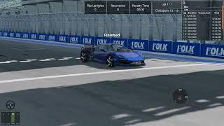 Civetta Scintilla Velocita in West Coast USA Race Track Test - BeamNG.drive