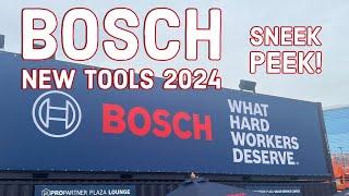 New Bosch Tools 2024   Sneek Peek