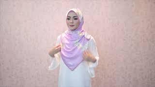 Bawal Tutorial Chest Covered  Malaysia Hijab Tutorial  Galeri Ariani