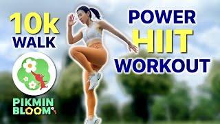 10K Walk With Pikmin Bloom & Power HIIT Workout  Joanna Soh