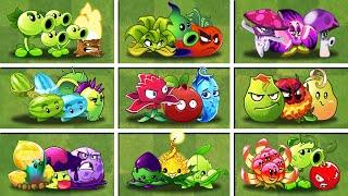 Ramdom 20 Team 3 Plants - Who Will Win? - PvZ 2 Team Plants Battlez