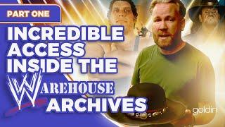 100000 Square Feet of WWE - Tour Items From Andre The Giant The Rock Undertaker & More Part 1