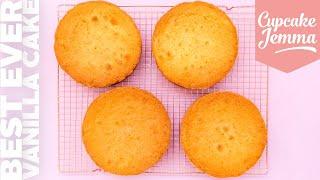 Best Ever Vanilla Sponge Cake Recipe - New & Improved  Cupcake Jemma