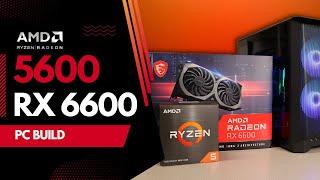 Ryzen 5 5600RX 6600 PC Build - #1 Pick for 1080p