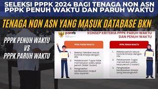 SELEKSI PPPK 2024 BAGI TENAGA NON ASN PPPK PENUH WAKTU DAN PARUH WAKTU