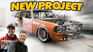 CAR PROJECT THE FIRST FULL CARBON FIBER TURBODIESEL MERCEDES S123 - EPISODE 1