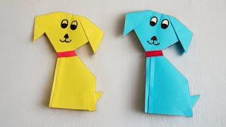 Easy Origami Dog  How to Make a Paper Dog  DIY Origami Dog