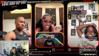 COREY AND BIG BANK DANNI GOES LIVE WITH SHERELL AND VON  THIS INTERVIEW BANANAS PART 3