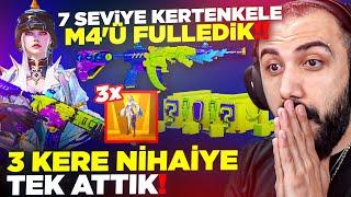 YILLARDIR İSTEDİĞİM KERTENKELE M416YI FULLEDİM 3 NİHAİ BİRDEN ÇIKTI İMKANSIZ  PUBG MOBILE