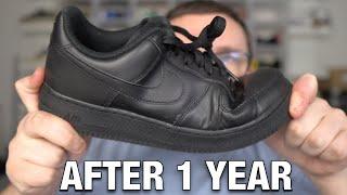 I Wore the BLACK NIKE AIR FORCE 1 Everyday for a YEAR Pros and Cons