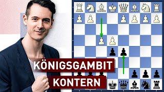 Kontere das Königsgambit  Gewinnen mit Schwarz