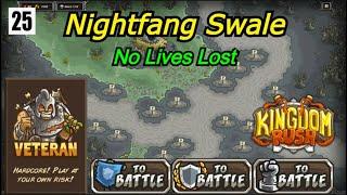 Kingdom Rush  Nightfang Swale  Veteran  - All Modes  Gameplay Walkthrough