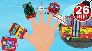 Finger Family Vehicles 2D  +More Nursery Rhymes & Kids Songs - CoCoMelon