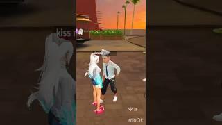 kiss me social island prank  with random players   BTR SISTER FF shorts