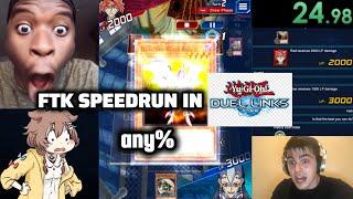 FTK speedrun duel link any% in 025 former word record - yugioh