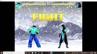 Mugen Blizzard vs Sub-Zero