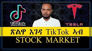 ጽልዋ እገዳ TikTok ኣብ Stock Market  ስቶክ ማርኬት  ቢትኮይን  𝐅𝐢𝐝𝐞𝐥 𝐅𝐢𝐧𝐚𝐧𝐜𝐞