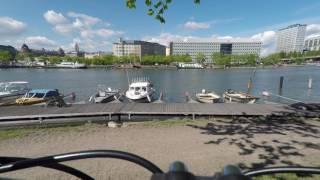 Summer bike trip in the Helsinki city. GoPro Hero 4 Silver.