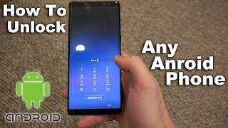 How To Unlock Android From PasswordPasscode Tutorial