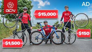 $150 Bike Vs $1500 Bike Vs $15000 Bike