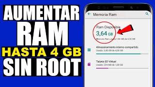  Como Aumentar Memoria RAM CELULAR Sin Root  Hasta 4GB Mas  2024