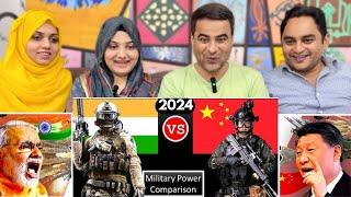 India Vs China Military Power Comparison 2024  Chinese Army Vs Indian Army 2024  Reaction