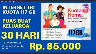 Cara Aktifkan Kuota Home Tri 117Gb 85rb Bukan Paket Internet Tri 25Gb 25rb