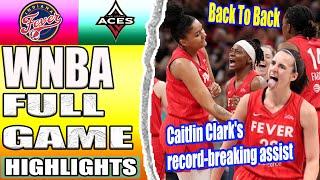 Indiana Fever vs Las Vegas Aces Full Highlights 09132024  Womens Basketball  2024 WNBA