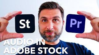 Adding Audio to your Premiere Pro Video Project with Adobe Stock