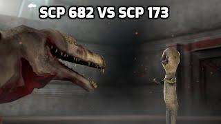 SCP-682 VS SCP-173 SFM