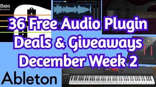 36 FREE Audio VST PLUGIN DEALS & Giveaways - December 2020 Week 2 - DONT MISS IT - amnerhunter.com