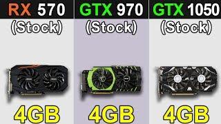 RX 570 Vs. GTX 970 Vs. GTX 1050 Ti  Stock and Overclock  New Games Benchmarks