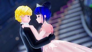 【MMD Miraculous】Youre my Princess  Marinette×Adrien【60fps】