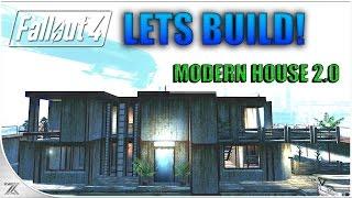 Fallout 4 Nordhagen Beach Settlement Build - Lets Build Series  Modern House 2.0  No Mods