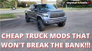 Cheap Truck Mods That Wont Break The Bank