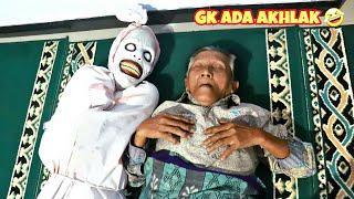 Kompilasi Prank Pocong Terlucu - Gak Ada Akhlak  Gangguin Kakek Tidur - Dijamin Ngakak 