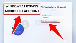 Windows 11 SkipBypass Microsoft Account in Setup JUL 2024