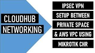 Cloudhub Networking  VPN Setup between private space and AWS VPC using Mikrotik Cloud Hosted Router