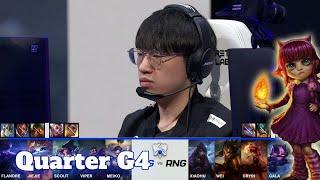 EDG vs RNG - Game 4  Quarter Finals S11 LoL Worlds 2021  Edward Gaming vs Royal Never Give Up