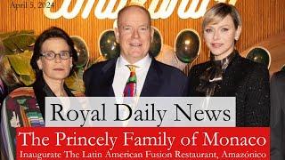 Prince Albert and Princess Charlene of Monaco Inaugurate a Rooftop Restaurant Plus More #RoyalNews