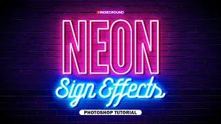 How to Make a Neon Text Effect in Adobe Photoshop CC 2022 - Neon Text Photoshop