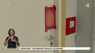 Réaction dans le quartier après lhomicide au Marin