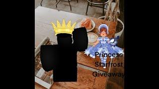 Giveaway for Princess Starfrost Set Winner