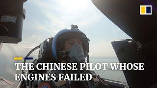 A rookie Chinese fighter pilot’s engine failed mid-flight… what did he do?