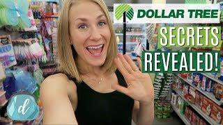 10 Dollar Tree Shopping Secrets REVEALED 