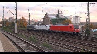 HD German Rail Heavy Action 27 Trains in 11 minutes Passenger Freight Locals.