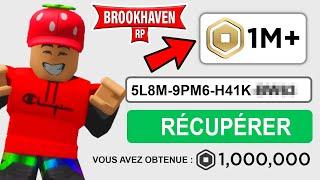 RENTRER CE CODE SECRET pour OBTENIR des ROBUX sur Roblox Brookhaven 