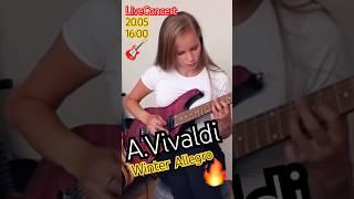 Laura Lāce A.Vivaldi -Winter Allegro#guitar #stream #vivaldi #coverguitar #guitarplayer #live