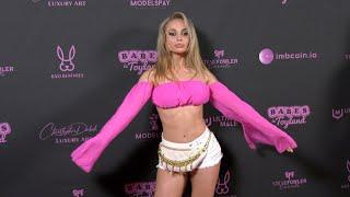 Crystal Rush 2023 Babes in Toyland Pink Party Charity Event Arrivals  4k