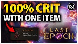 Last Epoch 100% Crit Tech for Explody Ballista + Day 34 Update